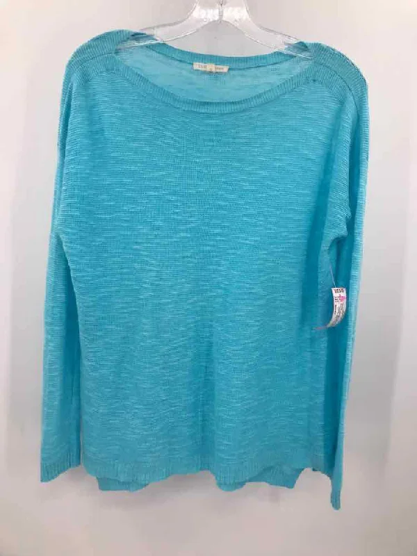 Pre-Owned Eileen Fisher Blue Size Small P Sweater Stylish Fashionable Trendy