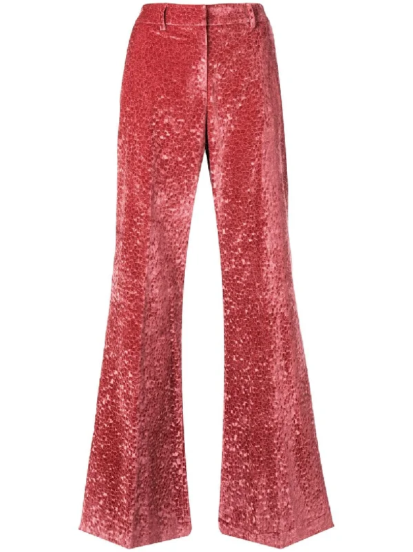 flared tailored trousers Trousers chic elegant