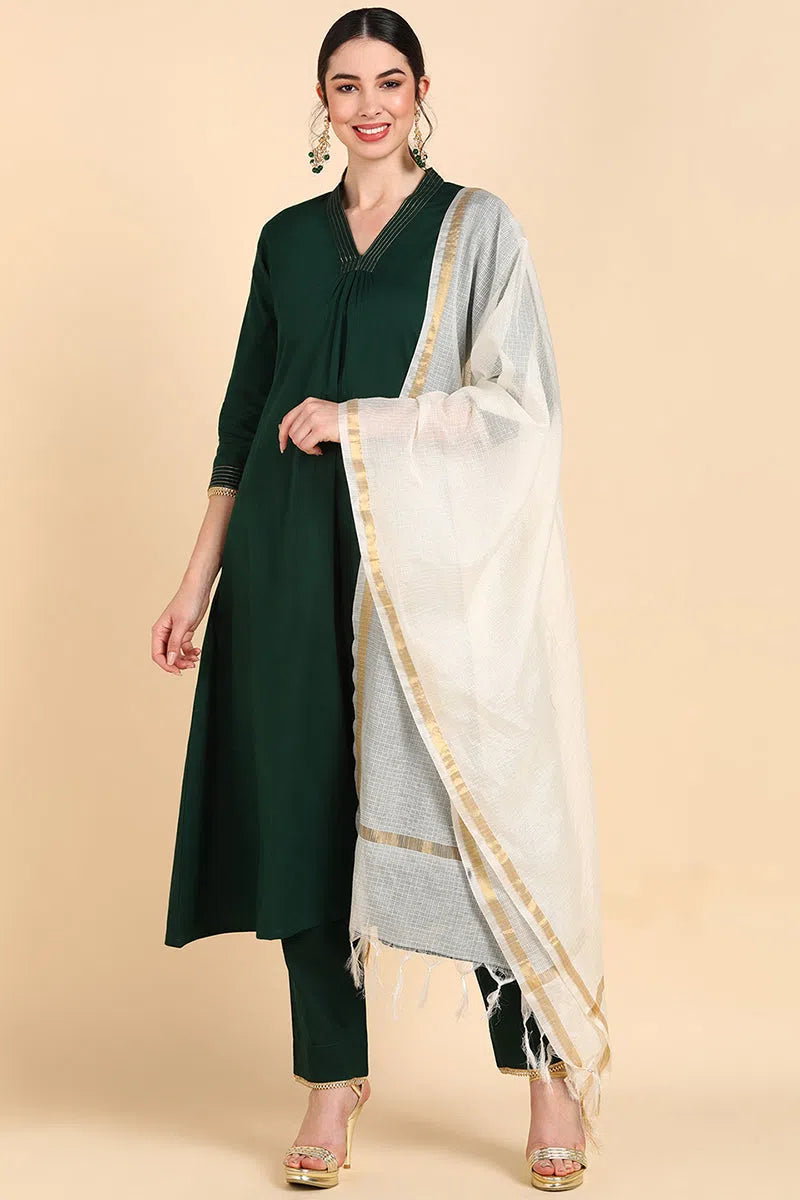 Ahika Poly Silk Solid Kurta Trousers With-PKSKD1415_XS Trousers cozy soft