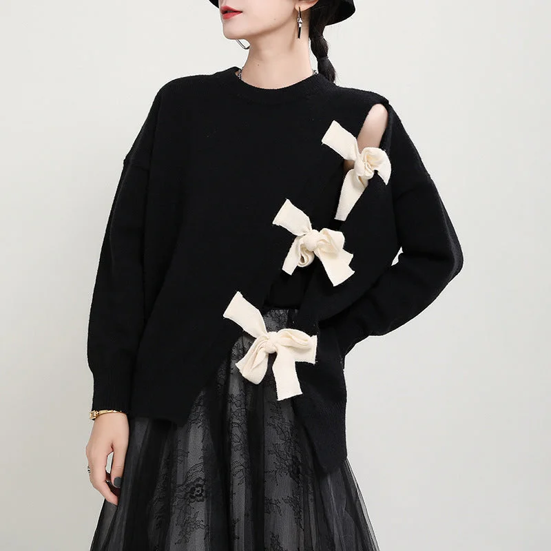 Winter Hollow Long Pullover Sweater Cowl Neck Pullover