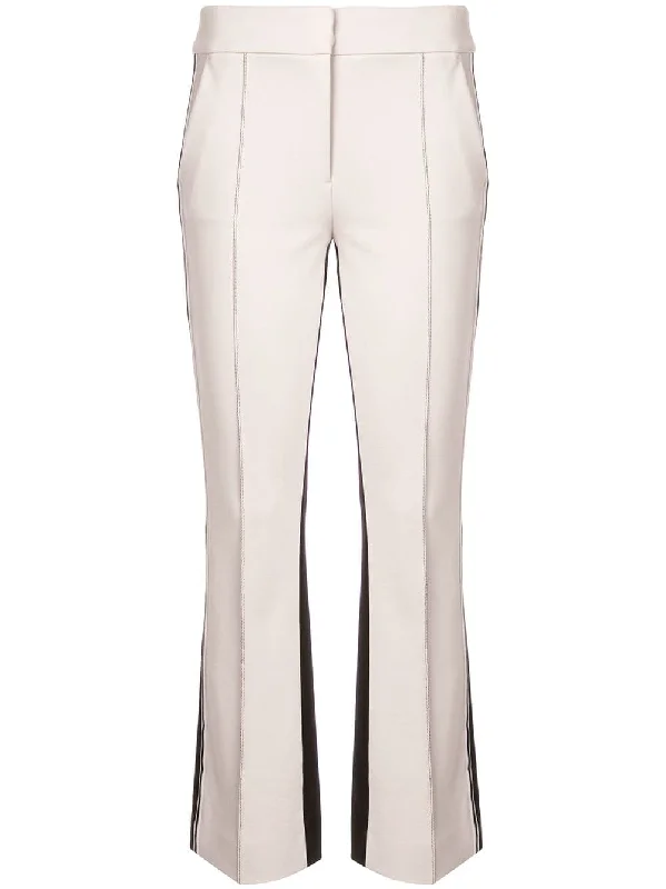 contrasting bootcut trousers Trousers Ceremony Elegant