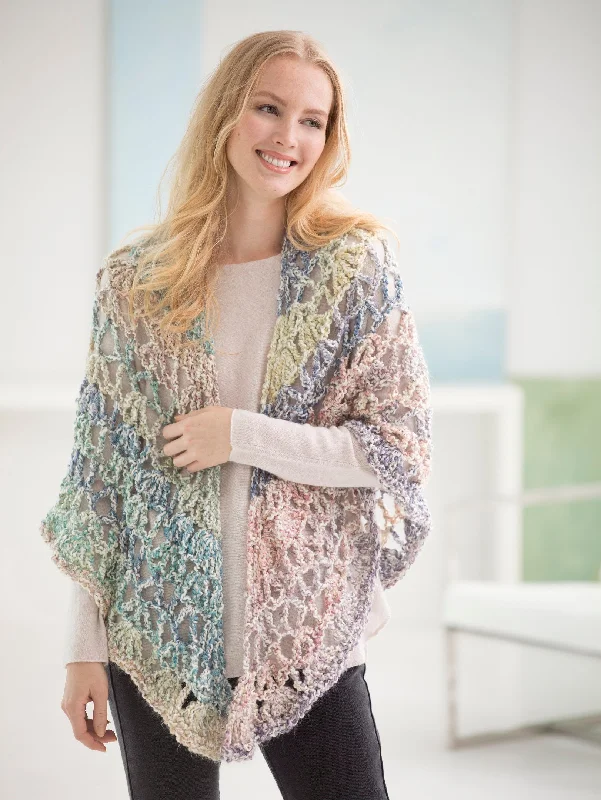 Triangle Shawl (Crochet) Comfortable Summer Shawl Wrap