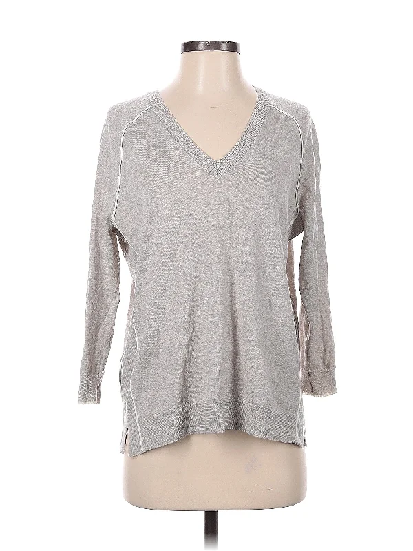 Pullover Sweater One Shoulder Top