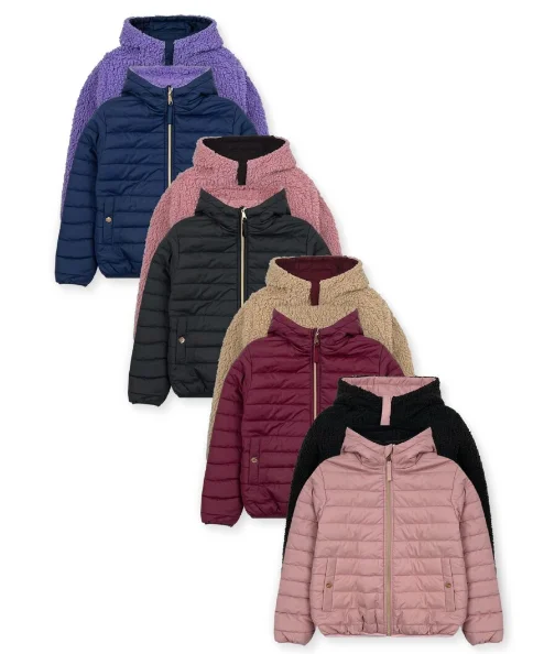 Girls Reversible Jacket (24/Case) Satin Jacket Silk Jacket Chiffon Jacket