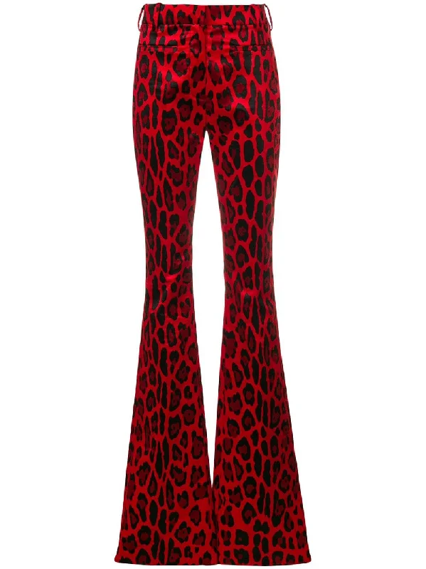 cheetah printed trousers Trousers Review Highly