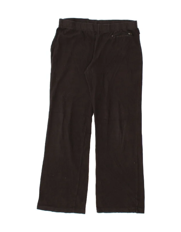 COLUMBIA Womens Fleece Tracksuit Trousers UK 8 Small  Black Polyester Trousers Sale Discount