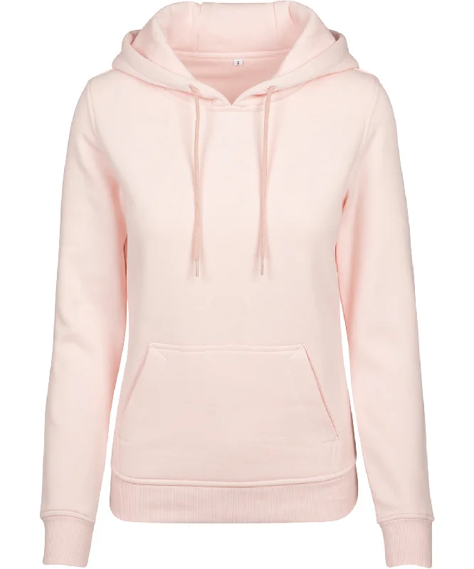 Pink - Women's heavy hoodie Hoodie with Pattern Geometric Abstract