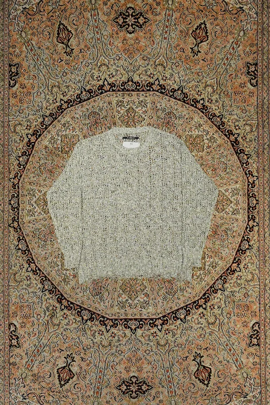 Song for the Mute OVERSIZED SWEATER(GREEN) Wool Sweater Cotton Sweater Cashmere Sweater