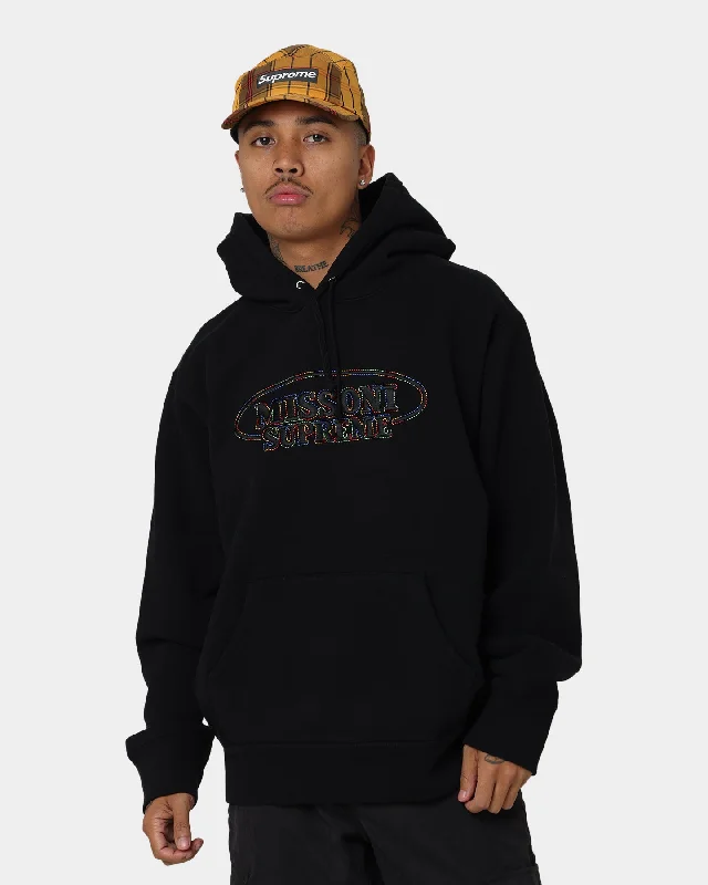 Supreme X Missioni Hooded Sweatshirt Black Hoodie with Strings Custom Fit Adjustable