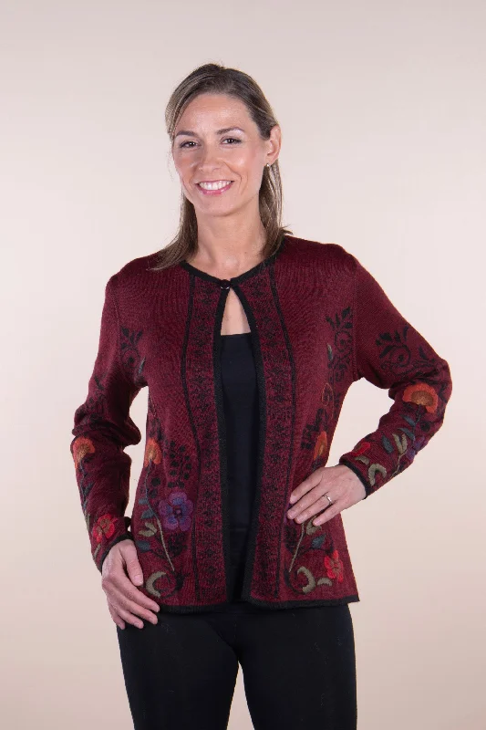 Hanna Sweater Welt Pockets Slit Pockets Flap Pockets