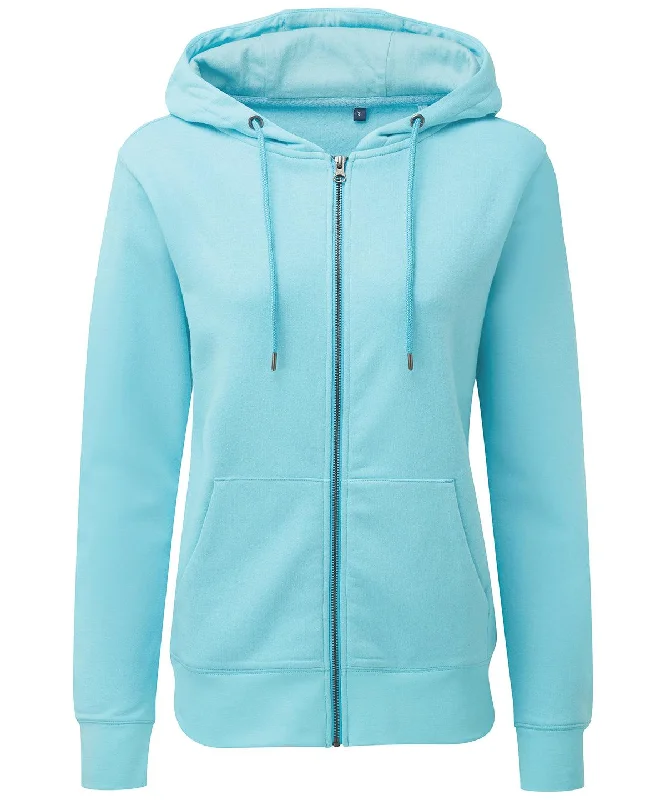 Bright Ocean - Women's zip-through organic hoodie Graphic Hoodie Design Print