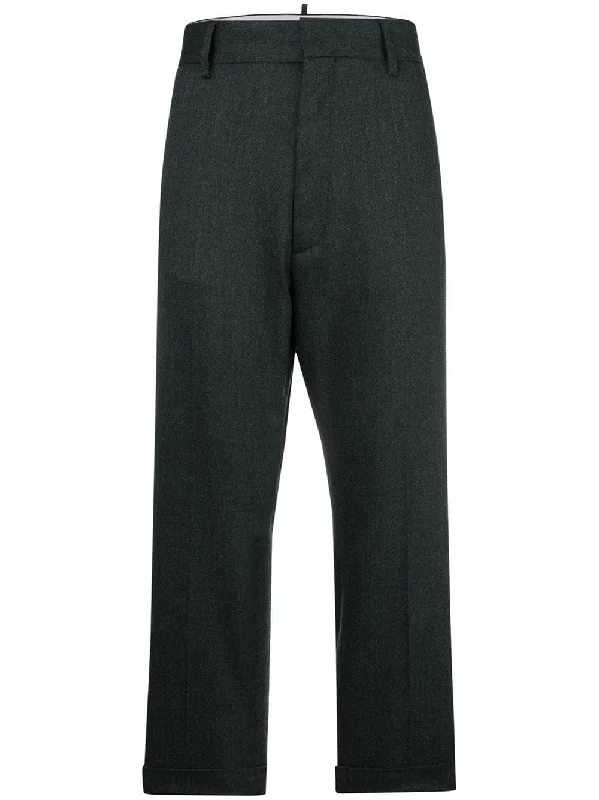 high-waisted tailored trousers Trousers Evening Elegant