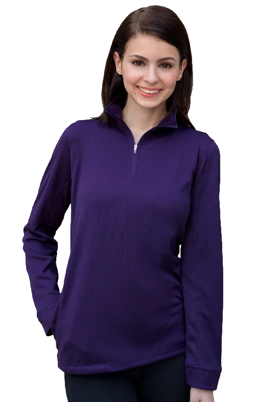 Women's Vansport Mesh 1/4-Zip Tech Pullover Surplice Neck Pullover