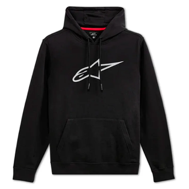 Alpinestars - Ageless Black/Grey Hoodie Cotton Hoodie Fleece Lining Warmth