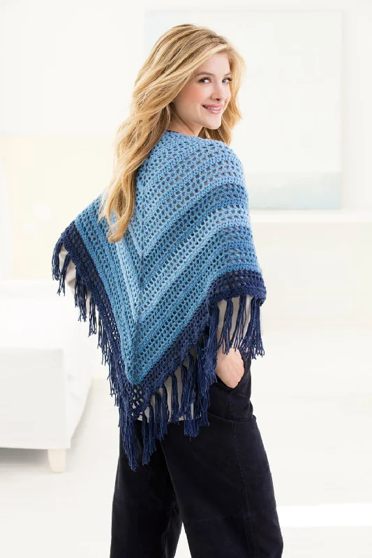 Ballyclare Shawl (Crochet) Soft Wool Shawl Wrap