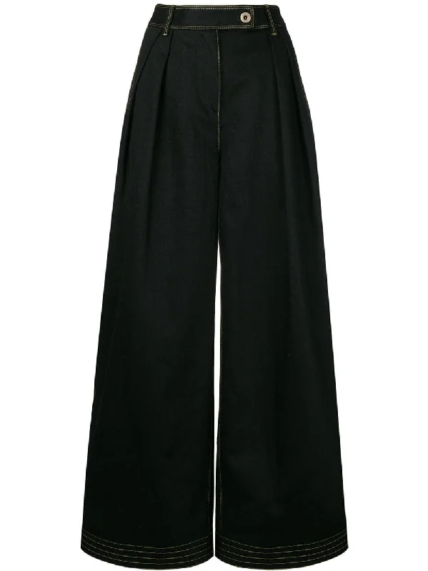 wide-leg flared trousers Trousers Leisure Comfortable