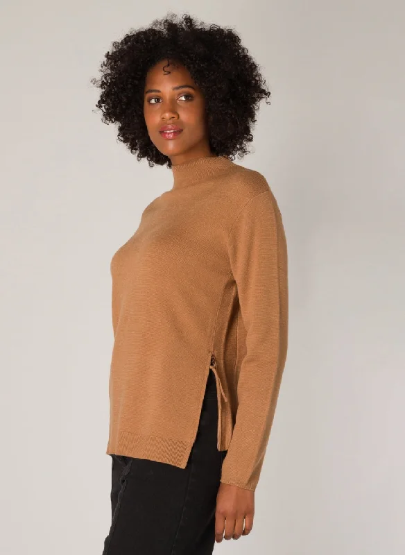 Pola Side Zip Sweater Lightweight Heavyweight Midweight