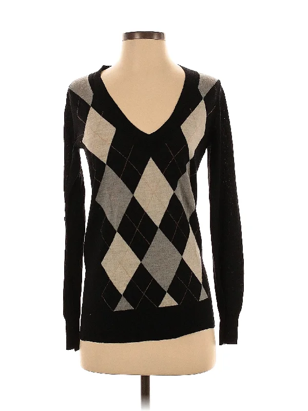 Wool Pullover Sweater Blouson Sleeve Pullover