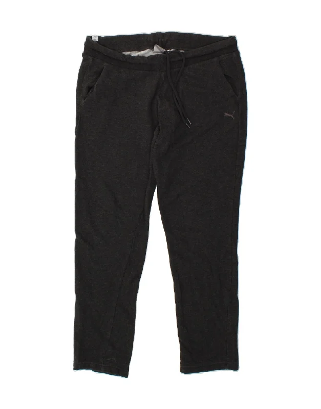 PUMA Womens Tracksuit Trousers UK 16 Large Grey Trousers Essential Wardrobe