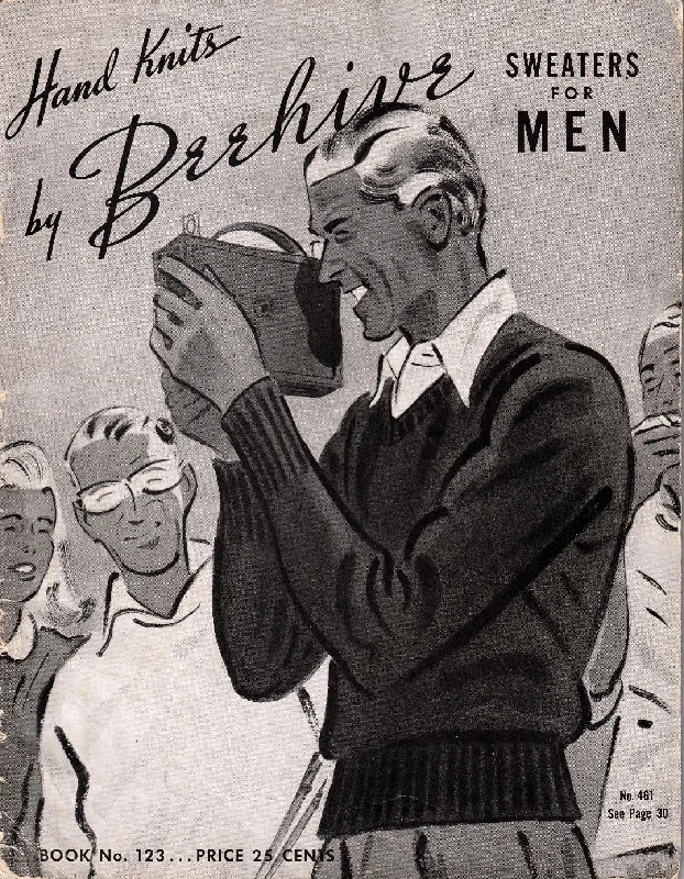 1942 Original Hand Knits by Beehive Sweaters for Men Fitted Loose Oversized