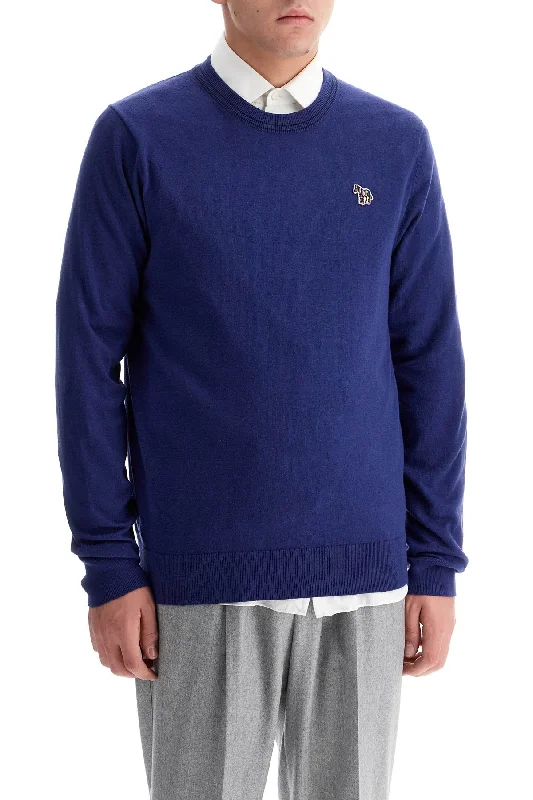 Ps Paul Smith Cotton And Wool Blend Pullover Sweater Blouson Sleeve Pullover