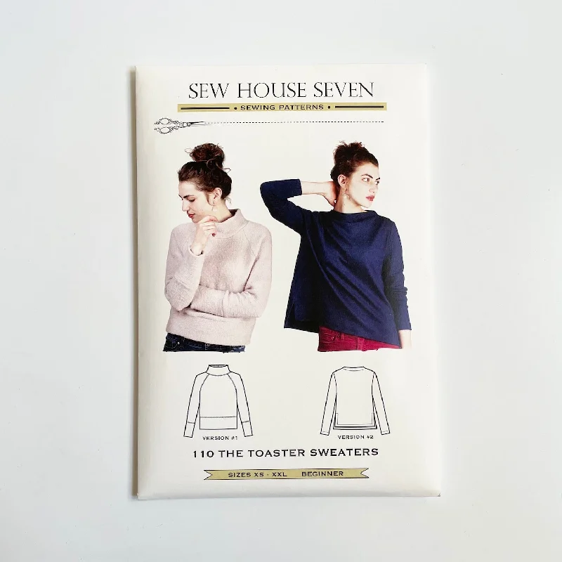 Sew House Seven Patterns : The Toaster Sweater Graphic Sweater Embroidered Appliqued
