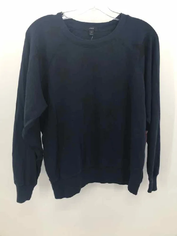 Pre-Owned J Crew Navy Size XS Sweater Rayon Fabric Velvet Fabric Corduroy Fabric