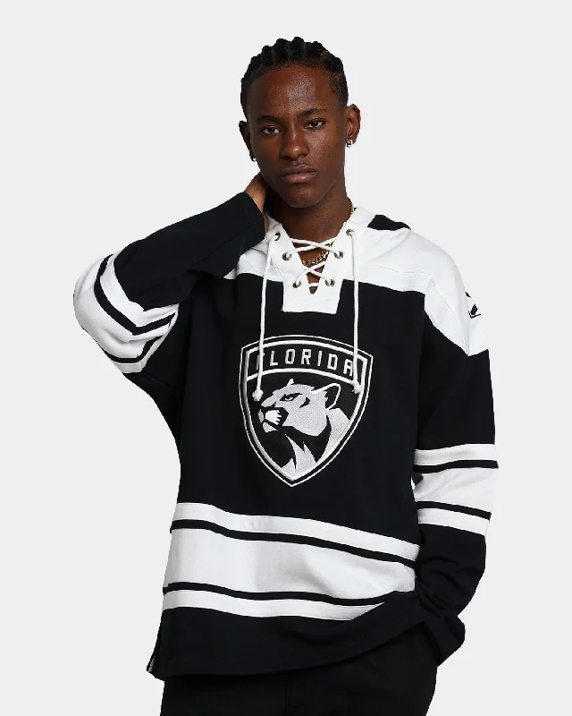 47 Brand Florida Panther Superior Lacer Hoodie Jet Black Hoodie with Cropped Fit Short Trendy