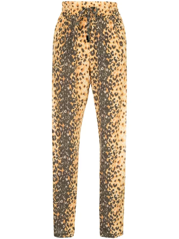 jaguar print trousers Skinny Trousers Denim Stretchy