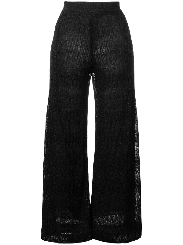 layered knitted trousers Trousers Corduroy Warm