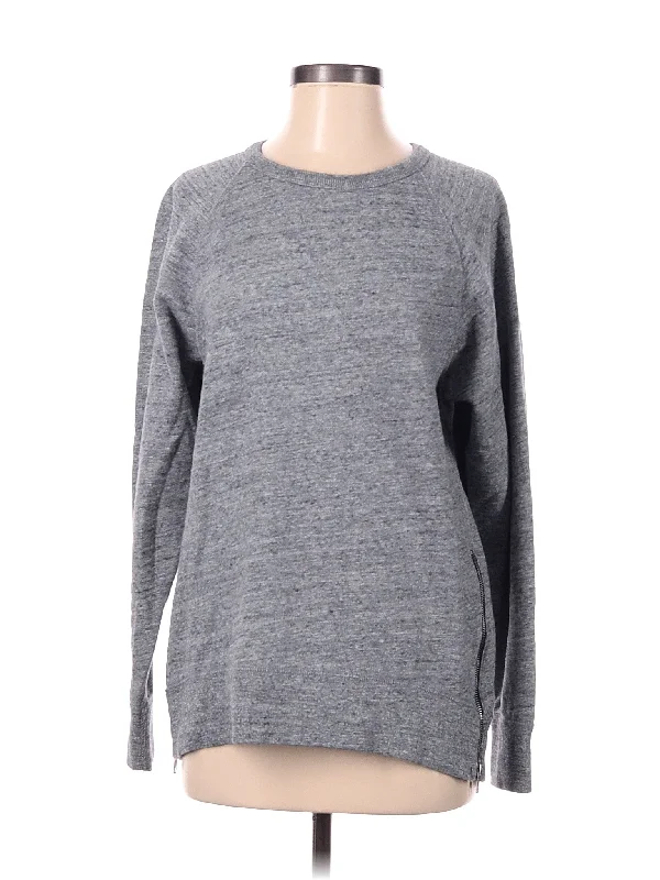 Pullover Sweater Asymmetrical Neck Pullover