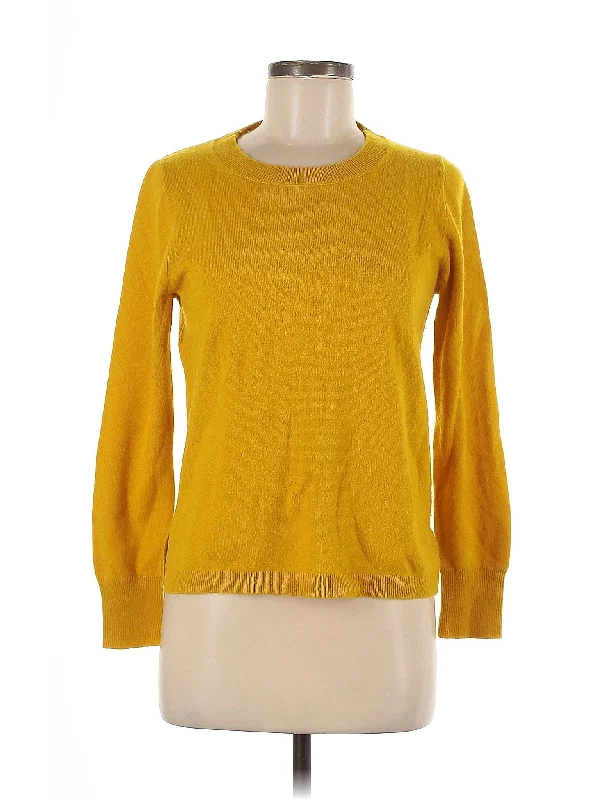 Cashmere Pullover Sweater Deep Neck Pullover