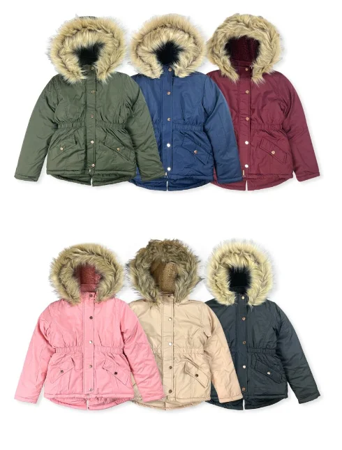 Girls Jacket With Sherpa Lining (24/Case) Mesh Jacket Canvas Jacket Denim Jacket