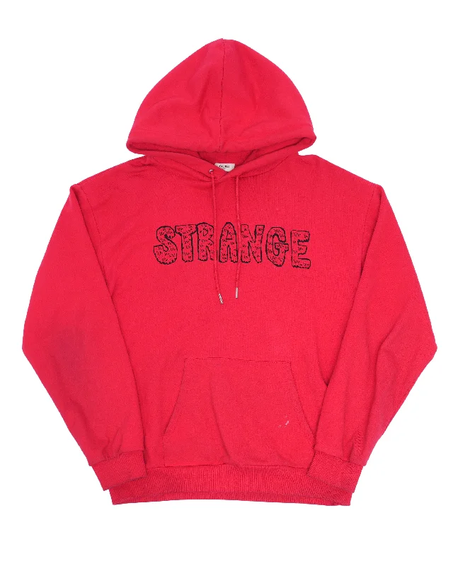 AW21 Strange Hoodie Hoodie with Metallic Shiny Futuristic