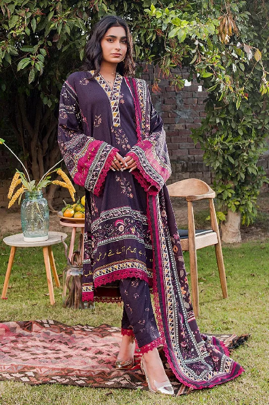 Arz (3pc-Unstitched with Shawl) Trendy Long Knit Shawl