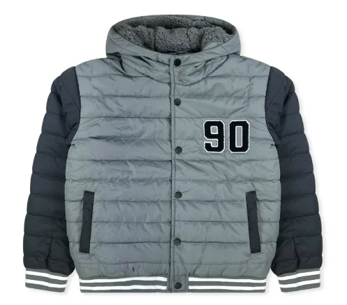 Youth Varsity Jacket with Sherpa Lining (24/Case) Anorak Shell Jacket Lightweight Jacket