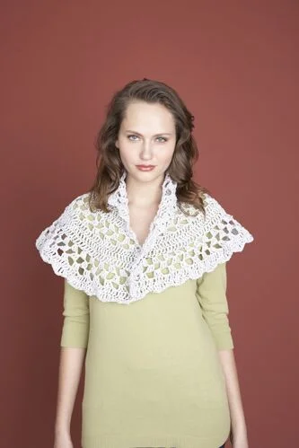 Half Moon Shawl Pattern (Crochet) Trendy Bohemian Shawl Cape