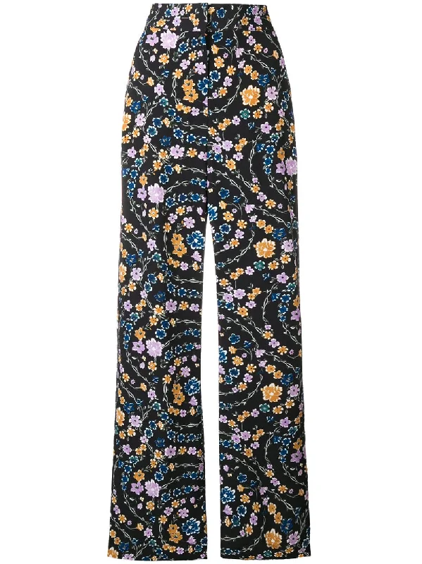 floral print palazzo trousers Trousers Top Rated