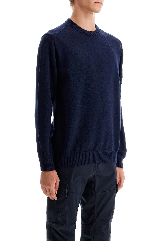 Cp Company Merino Wool Pullover Sweater Batwing Sleeve Top