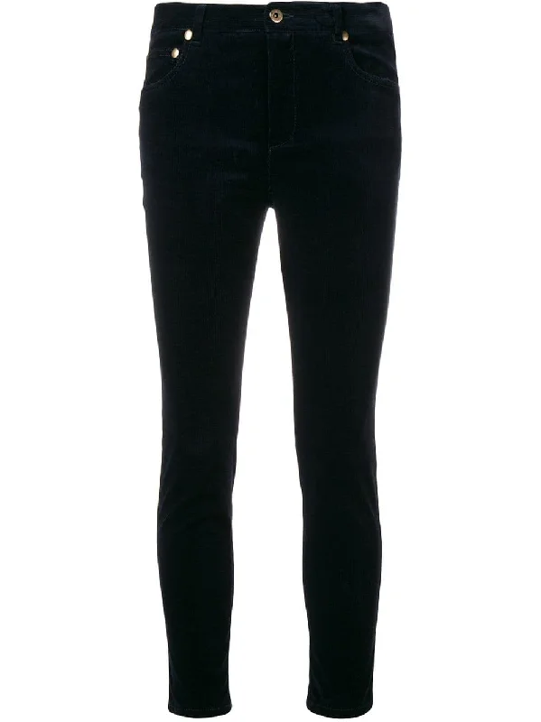 skinny cropped corduroy trousers Trousers Pleated Formal