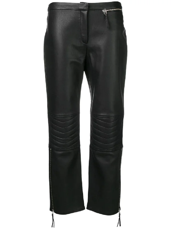 Virana leather trousers Trousers stylish modern