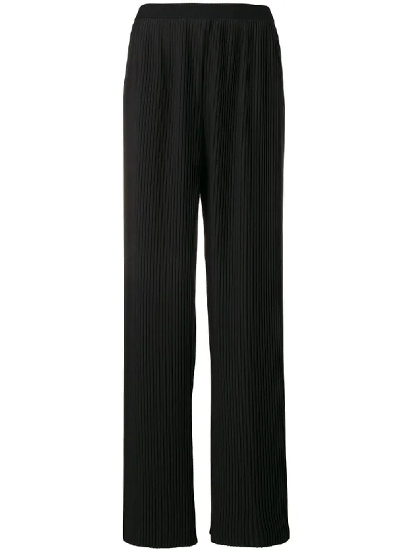 ribbed wide leg trousers Trousers Cargo pockets