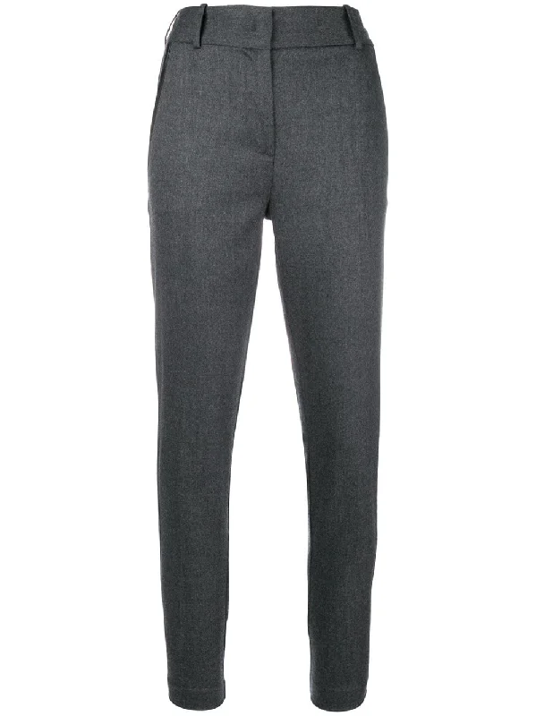 cropped slim trousers Trousers Canvas Durable