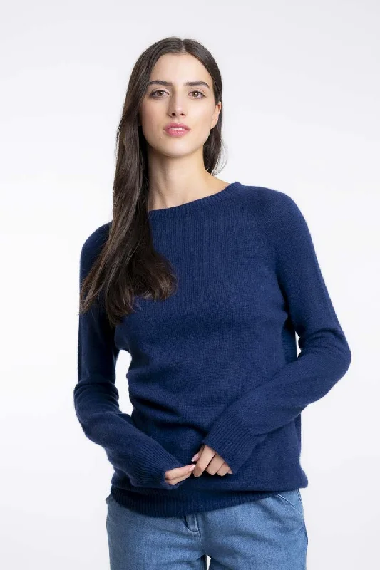 Cashmere Raglan Sweater Modern Contemporary Chic