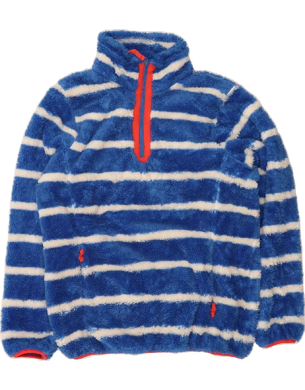 MOUNTAIN WAREHOUSE Womens Oversized Fleece Jumper UK 16 Large  Blue Jersey Fabric Tulle Fabric Batik Fabric