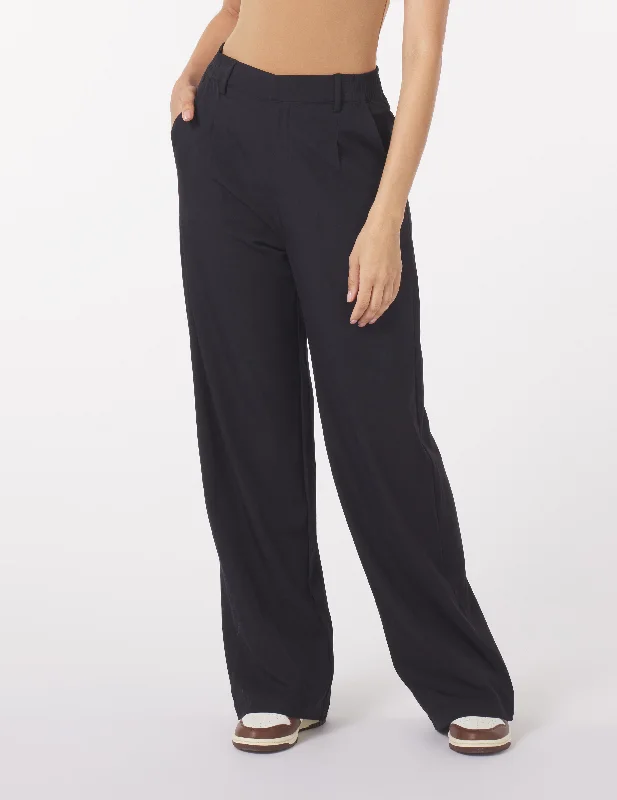 Brooklyn Trouser: Black Trousers Modern Contemporary