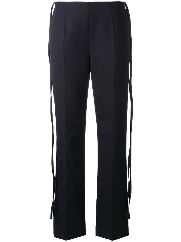 hanging detail trousers Cropped Trousers Casual Linen