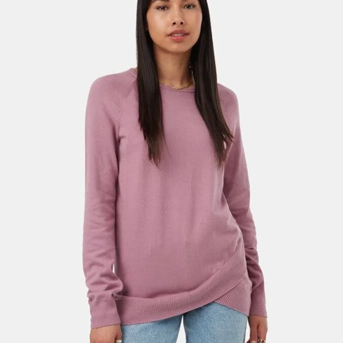 Highline Cotton Acre Sweater (Women's) Hooded Caped Shawl Collar
