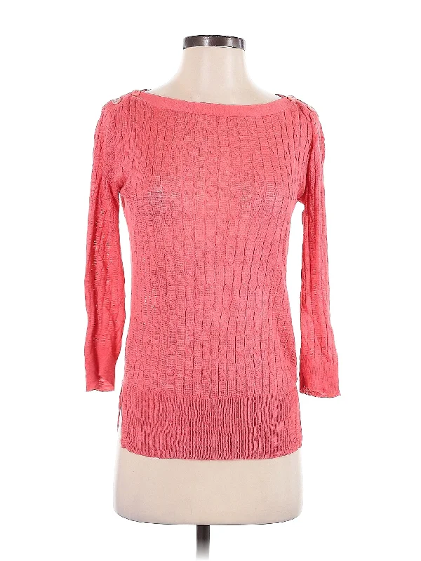 Pullover Sweater Oblong Neck Pullover