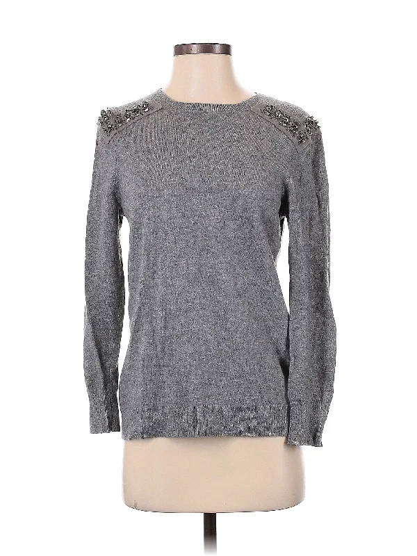 Wool Pullover Sweater Cable Knit Chunky